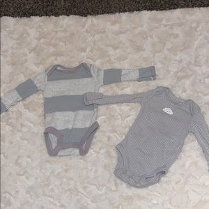 Long Sleeve Snap Onesies.